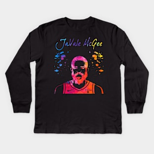 JaVale McGee Kids Long Sleeve T-Shirt